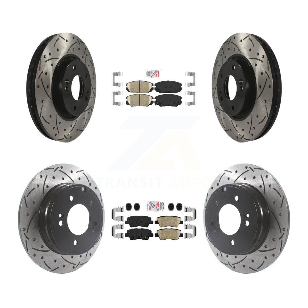 [Avant et Arrière] Disque et plaquette de frein pour Hyundai Sonata 3.3L KDA-101429