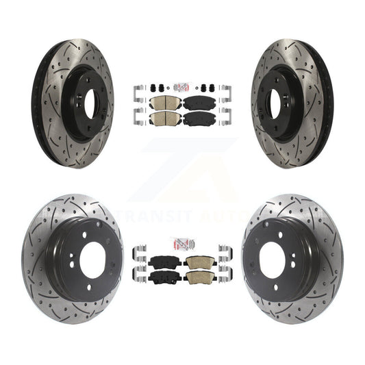 [Avant et Arrière] Disque et plaquette de frein pour Hyundai Sonata 3.3L KDA-101430
