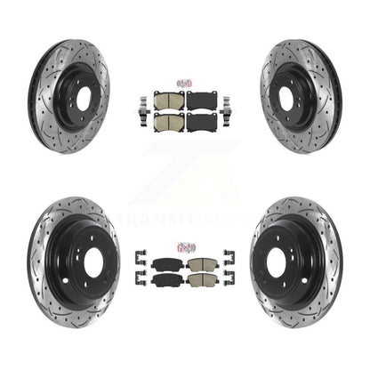 [Avant et Arrière] Disque et plaquette de frein pour Hyundai Genesis 4.6L KDA-101495