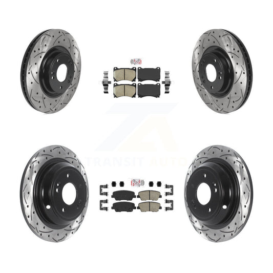 [Avant et Arrière] Disque et plaquette de frein pour Hyundai Genesis 4.6L KDA-101496