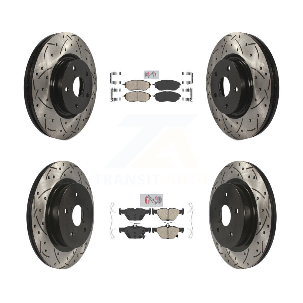 [Avant et Arrière] Disque et plaquette de frein pour Subaru Outback WRX Legacy KDA-101510