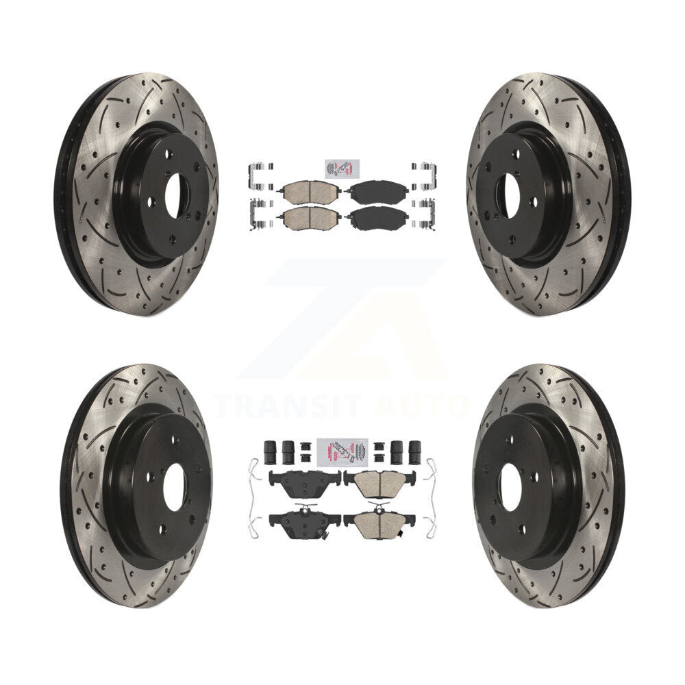 [Avant et Arrière] Disque et plaquette de frein pour Subaru Outback WRX Legacy KDA-101511