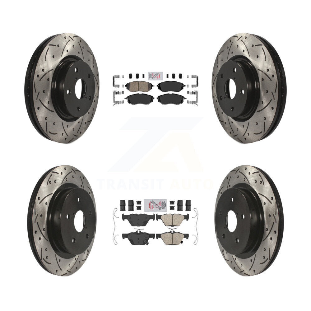 [Avant et Arrière] Disque et plaquette de frein pour Subaru Outback WRX Legacy KDA-101515