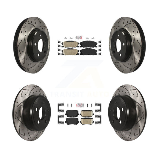 [Avant et Arrière] Disque et plaquette de frein pour Dodge Charger Pursuit with RWD 3.6L KDA-101562