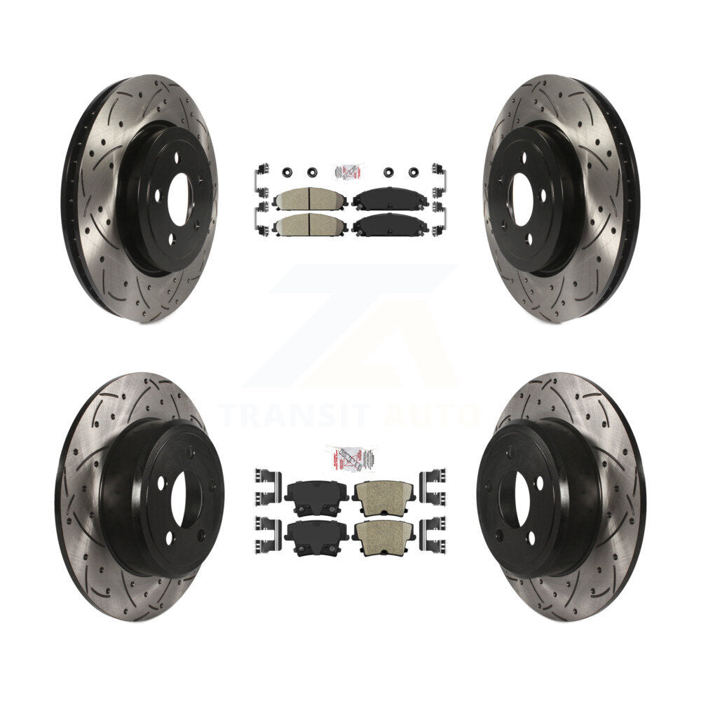 [Avant et Arrière] Disque et plaquette de frein pour 05-06 Chrysler 300 AWD with 3.5L KDA-101567