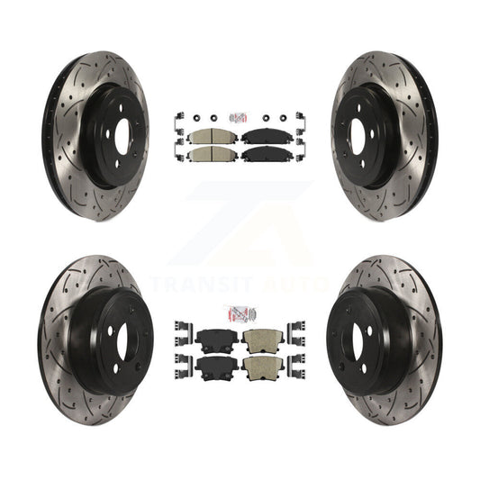 [Avant et Arrière] Disque et plaquette de frein pour 05-06 Chrysler 300 AWD with 3.5L KDA-101567