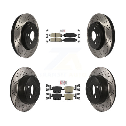 [Avant et Arrière] Disque et plaquette de frein pour 05-06 Chrysler 300 AWD with 3.5L KDA-101573
