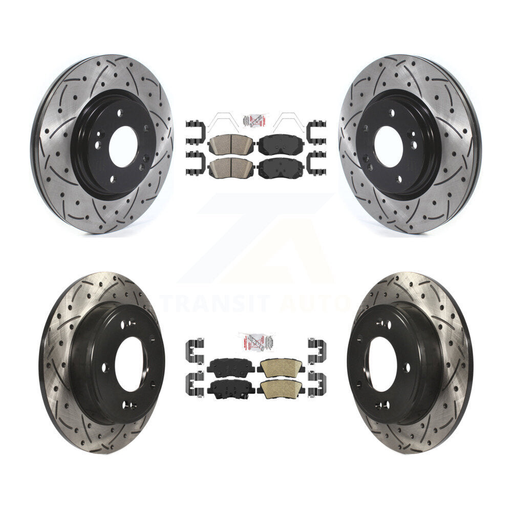 [Avant et Arrière] Disque et plaquette de frein pour 2021 Kia Forte5 1.6L KDA-101586