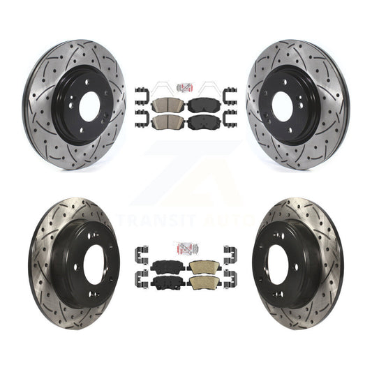 [Avant et Arrière] Disque et plaquette de frein pour 2021 Kia Forte5 1.6L KDA-101586