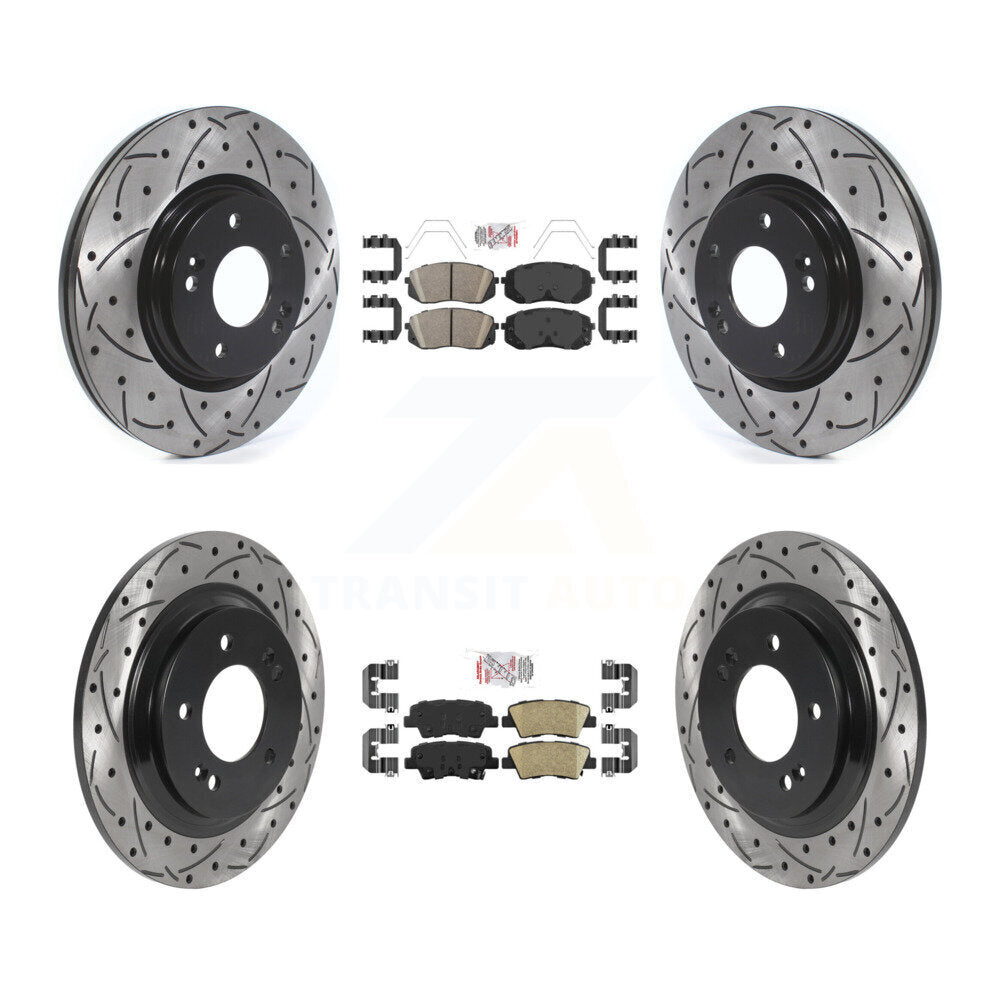 [Avant et Arrière] Disque et plaquette de frein pour Hyundai Elantra GT Kia Forte5 KDA-101589