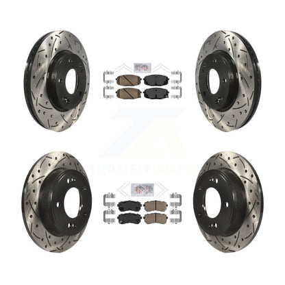 [Avant et Arrière] Disque et plaquette de frein pour Hyundai Kona Kia Seltos KDA-101591