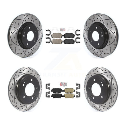 [Avant et Arrière] Disque et plaquette de frein pour Kia Forte Hyundai Veloster Forte5 KDA-101592
