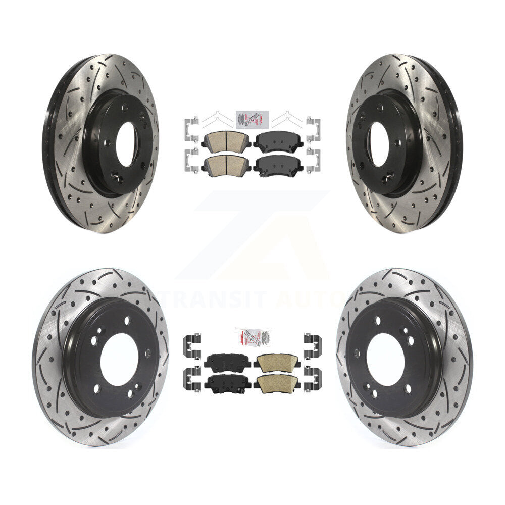 [Avant et Arrière] Disque et plaquette de frein pour Hyundai Veloster KDA-101593