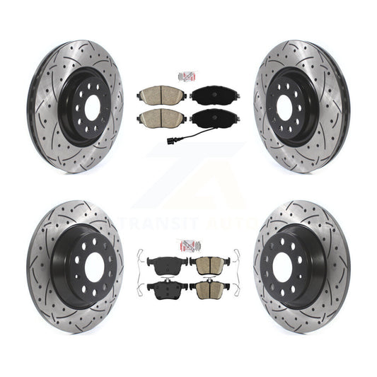 [Avant et Arrière] Disque et plaquette de frein pour 2019-2021 Volkswagen Jetta 2.0L KDA-101607