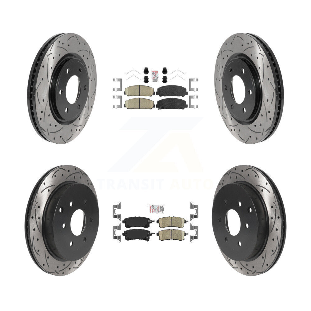 [Avant et Arrière] Disque et plaquette de frein pour INFINITI QX80 Nissan Armada QX56 KDA-101628