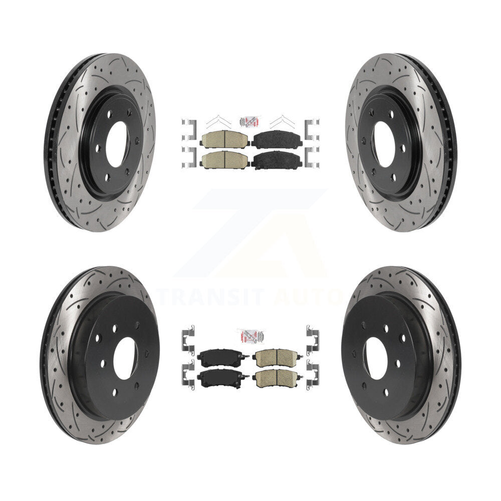 [Avant et Arrière] Disque et plaquette de frein pour INFINITI QX80 Nissan Armada QX56 KDA-101629