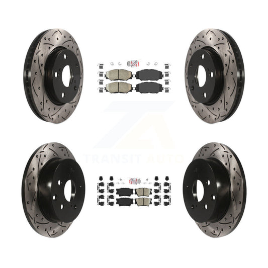 [Avant et Arrière] Disque et plaquette de frein pour Toyota RAV4 Lexus HS250h KDA-101698