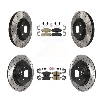 [Avant et Arrière] Disque et plaquette de frein pour 2009-2014 Acura TL KDA-101713