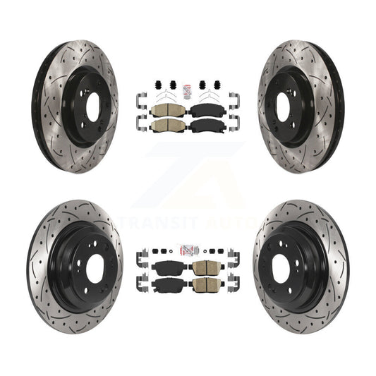 [Avant et Arrière] Disque et plaquette de frein pour 2009-2014 Acura TL KDA-101713