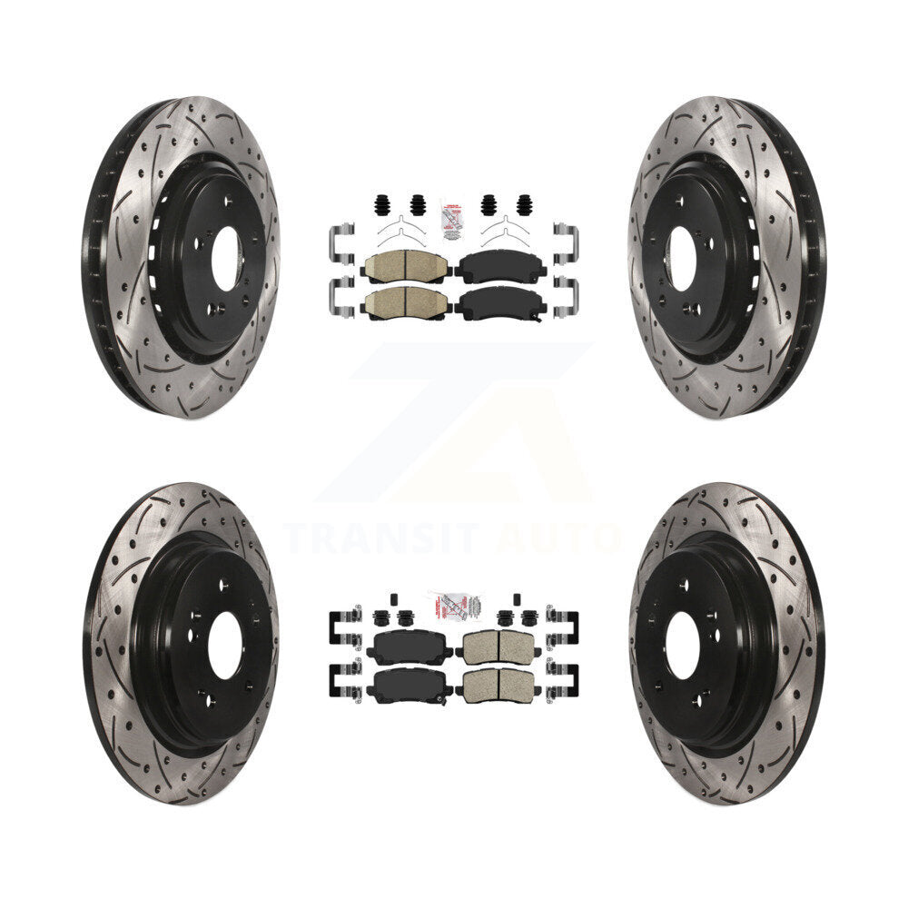 [Avant et Arrière] Disque et plaquette de frein pour 2015-2020 Acura TLX KDA-101717
