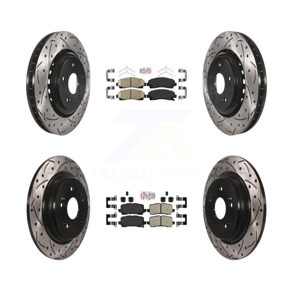 [Avant et Arrière] Disque et plaquette de frein pour 2015-2020 Acura TLX KDA-101719