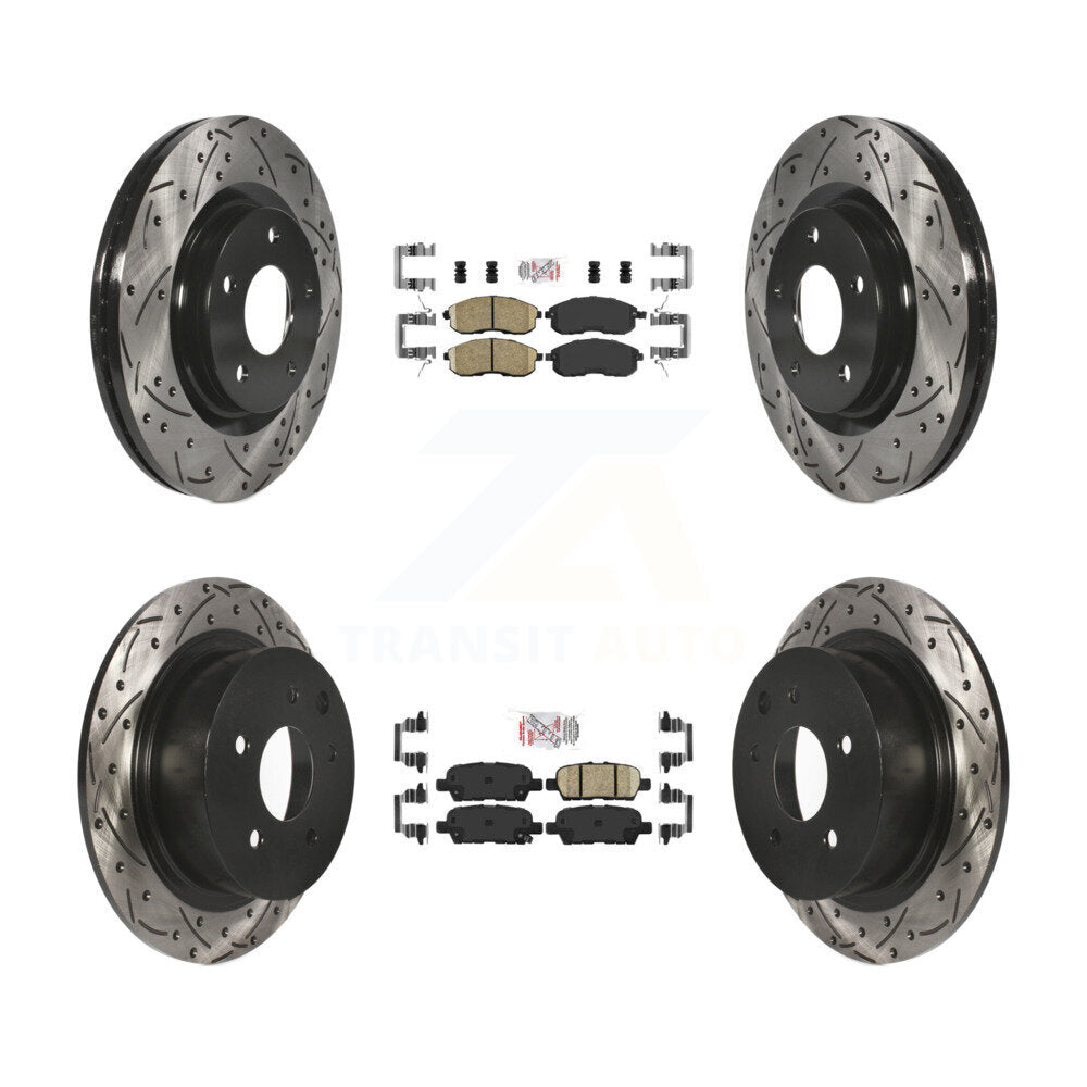 [Avant et Arrière] Disque et plaquette de frein pour Nissan Juke KDA-101725
