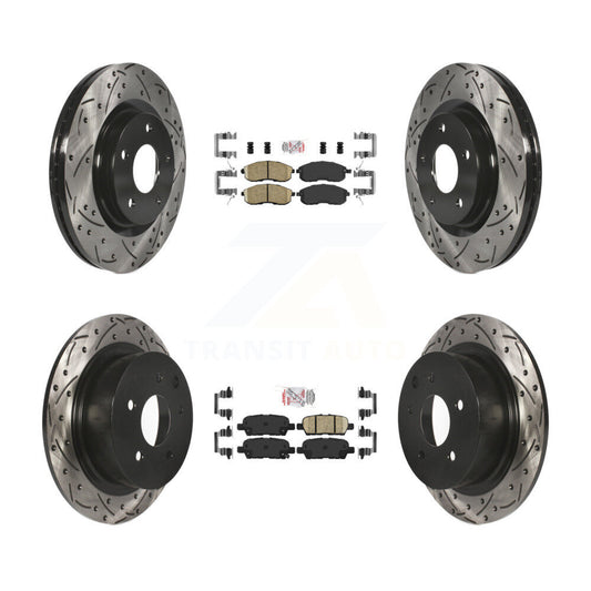 [Avant et Arrière] Disque et plaquette de frein pour Nissan Juke KDA-101725