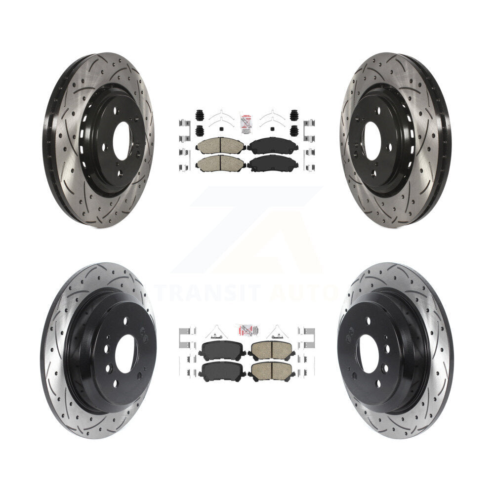 [Avant et Arrière] Disque et plaquette de frein pour Honda Pilot Ridgeline KDA-101756