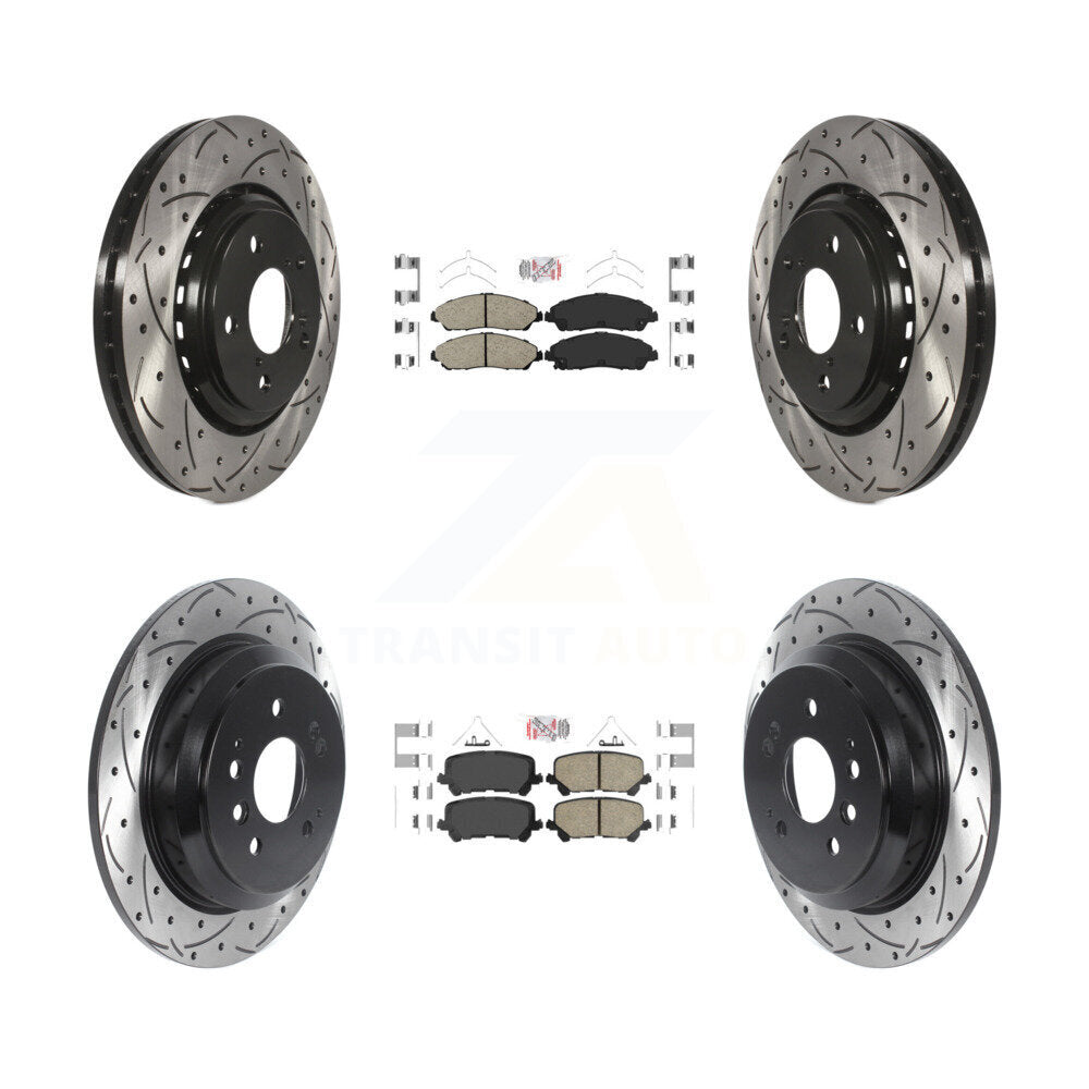 [Avant et Arrière] Disque et plaquette de frein pour Honda Pilot Ridgeline KDA-101758
