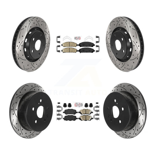 [Avant et Arrière] Disque et plaquette de frein pour 2009-2016 Toyota Venza KDA-101764