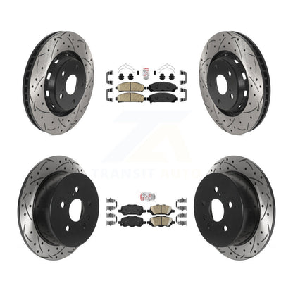 [Avant et Arrière] Disque et plaquette de frein pour 2009-2016 Toyota Venza KDA-101765