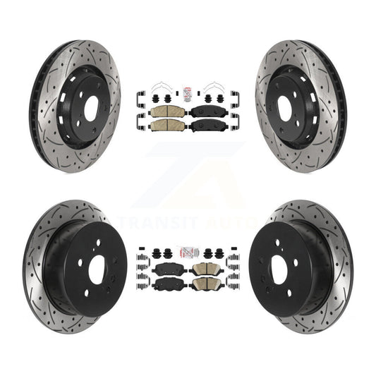 [Avant et Arrière] Disque et plaquette de frein pour 2009-2016 Toyota Venza KDA-101766