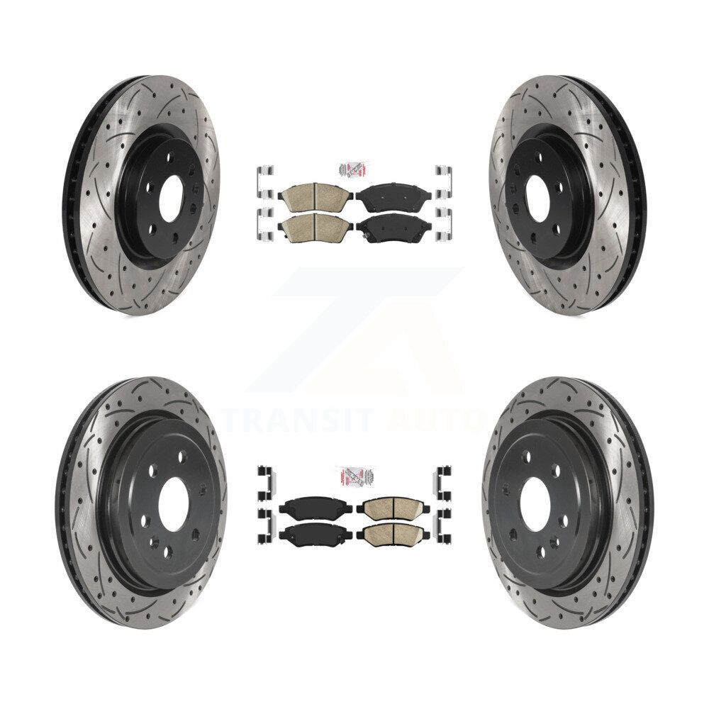 [Avant et Arrière] Disque et plaquette de frein pour Cadillac SRX Saab 9-4X KDA-101778