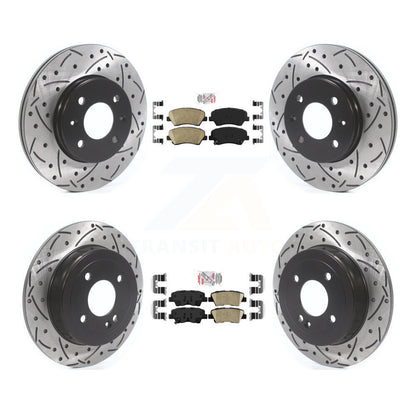 [Avant et Arrière] Disque et plaquette de frein pour Hyundai Accent Kia Rio KDA-101815