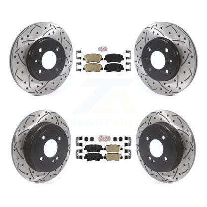 [Avant et Arrière] Disque et plaquette de frein pour Hyundai Accent Kia Rio KDA-101816