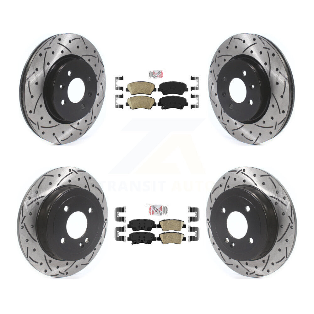 [Avant et Arrière] Disque et plaquette de frein pour Kia Rio KDA-101817