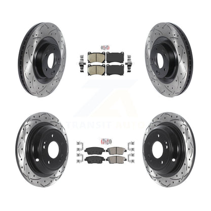 [Avant et Arrière] Disque et plaquette de frein pour 2012-2014 Hyundai Genesis 5.0L KDA-101835