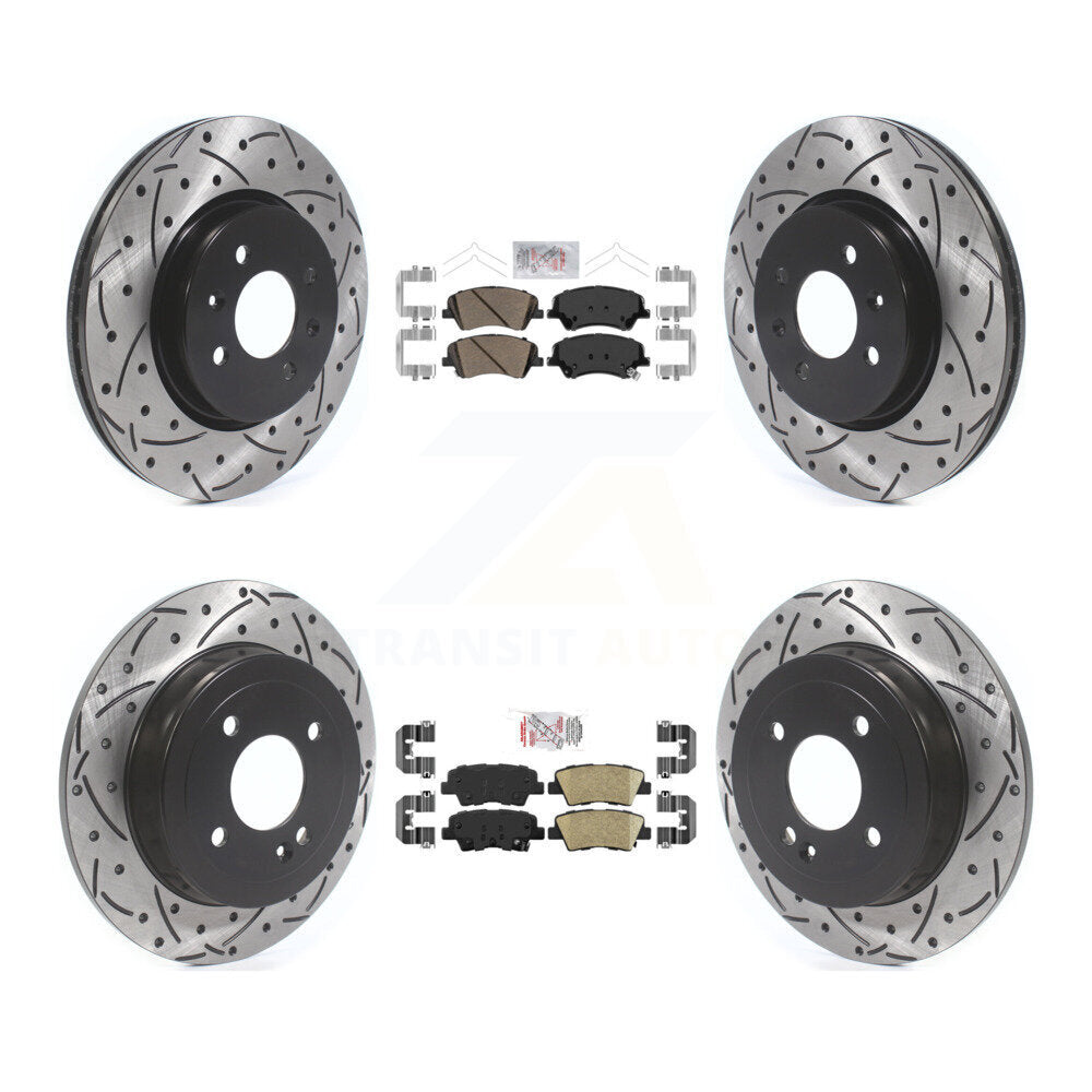 [Avant et Arrière] Disque et plaquette de frein pour Kia Rio Hyundai Accent KDA-101848