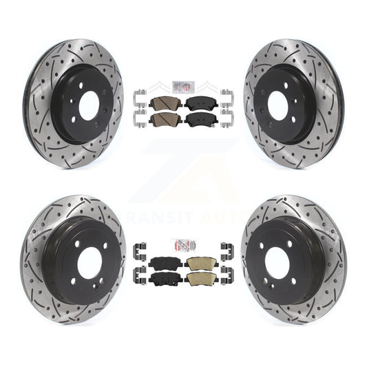 [Avant et Arrière] Disque et plaquette de frein pour Kia Rio Hyundai Accent KDA-101848