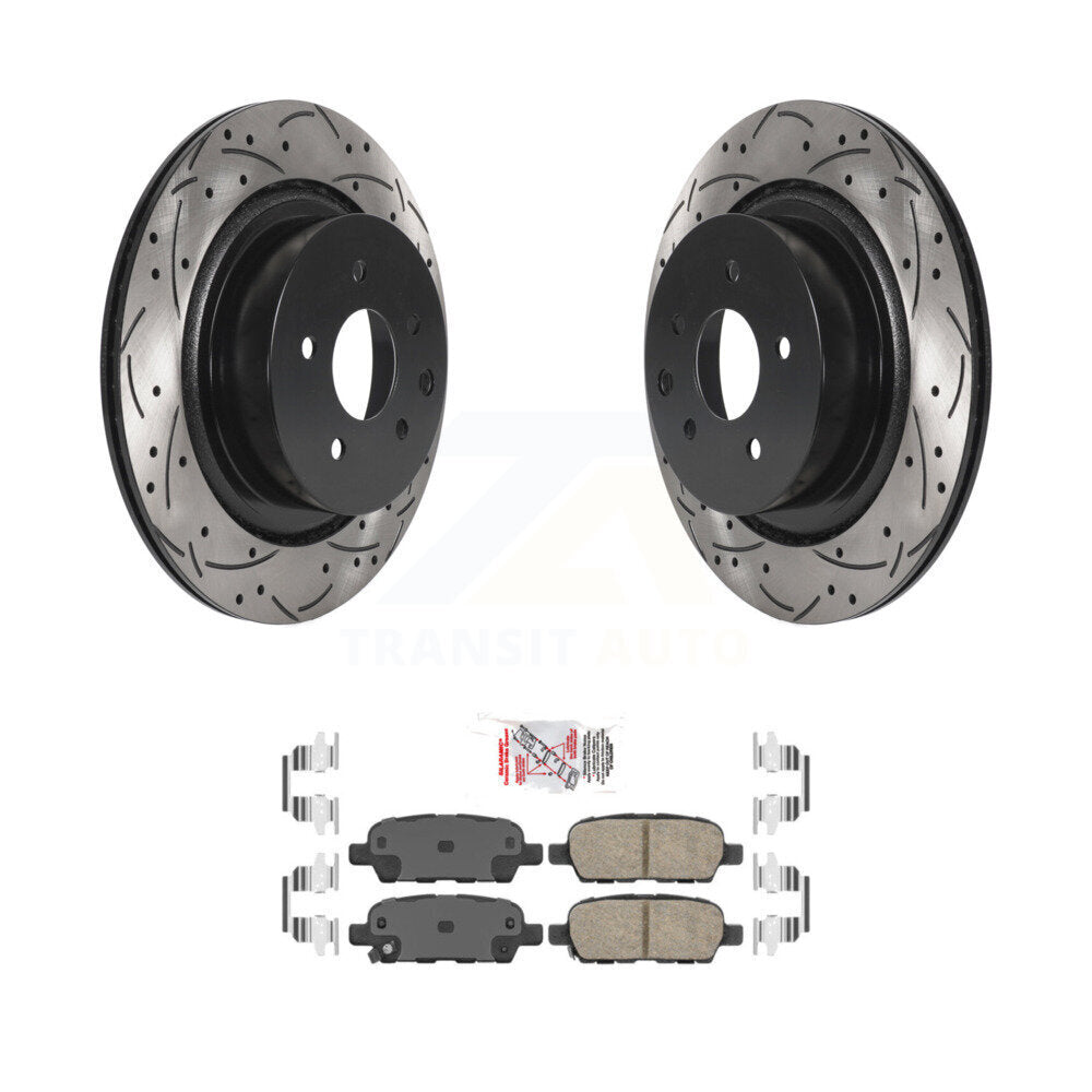 [Arrière] Disque et plaquette de frein pour INFINITI G37 G35 Q60 KDA-101897
