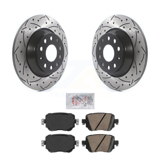 [Arrière] Disque et plaquette de frein pour 2016-2018 Audi Q3 Quattro KDA-101936