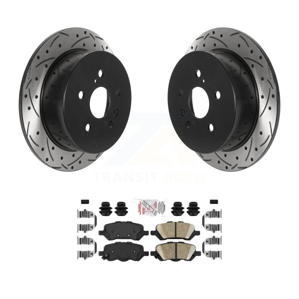[Arrière] Disque et plaquette de frein pour 2009-2016 Toyota Venza KDA-101955