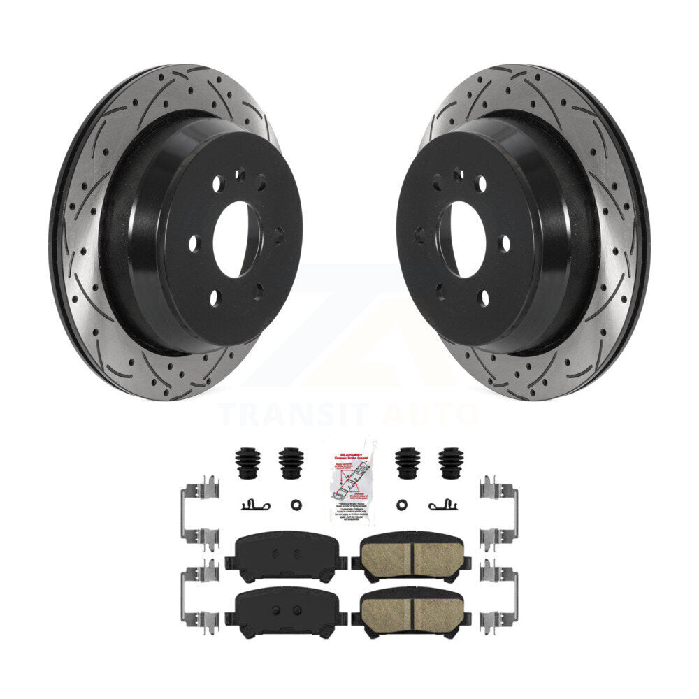 [Arrière] Disque et plaquette de frein pour 2015-2020 Chevrolet Colorado GMC Canyon KDA-102017