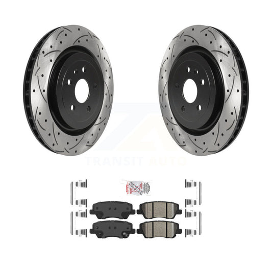 [Arrière] Disque et plaquette de frein pour 2015 Cadillac CTS 6.2L KDA-102029