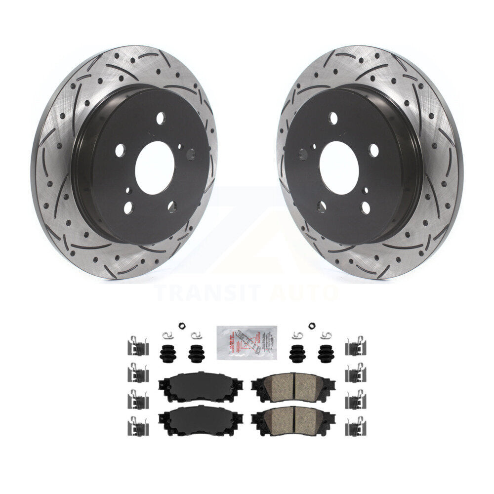 [Arrière] Disque et plaquette de frein pour Toyota RAV4 Camry Lexus C-HR NX300 Cross KDA-102062