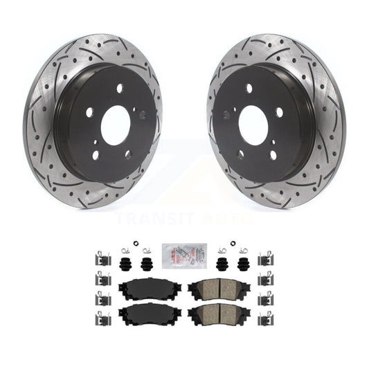 [Arrière] Disque et plaquette de frein pour Toyota RAV4 Camry Lexus C-HR NX300 Cross KDA-102062