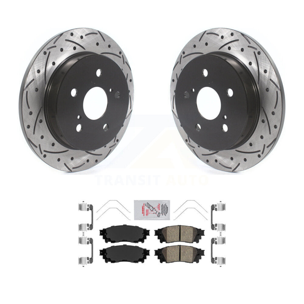 [Arrière] Disque et plaquette de frein pour Toyota RAV4 Camry Lexus C-HR NX300 Cross KDA-102064