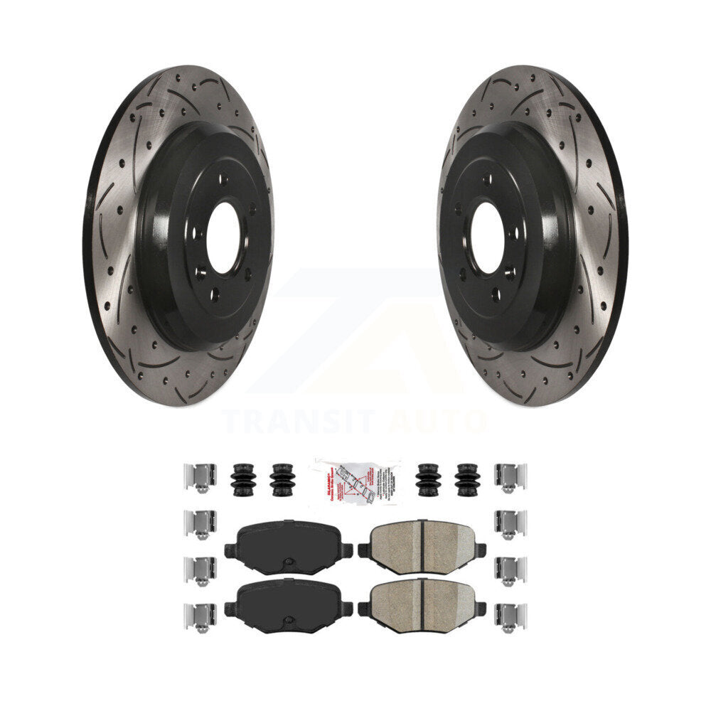 [Arrière] Disque et plaquette de frein pour Ford Explorer Edge Flex Lincoln Taurus KDA-102079