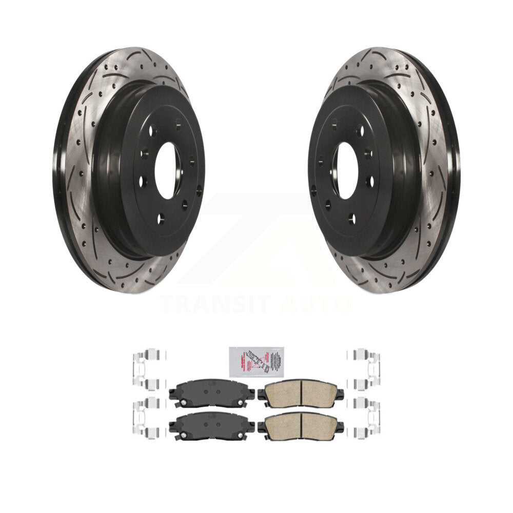 [Arrière] Disque et plaquette de frein pour GMC Acadia Buick Enclave Chevrolet Saturn KDA-102106