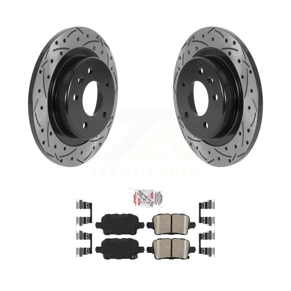[Arrière] Disque et plaquette de frein pour Chevrolet Equinox GMC Terrain Malibu KDA-102130
